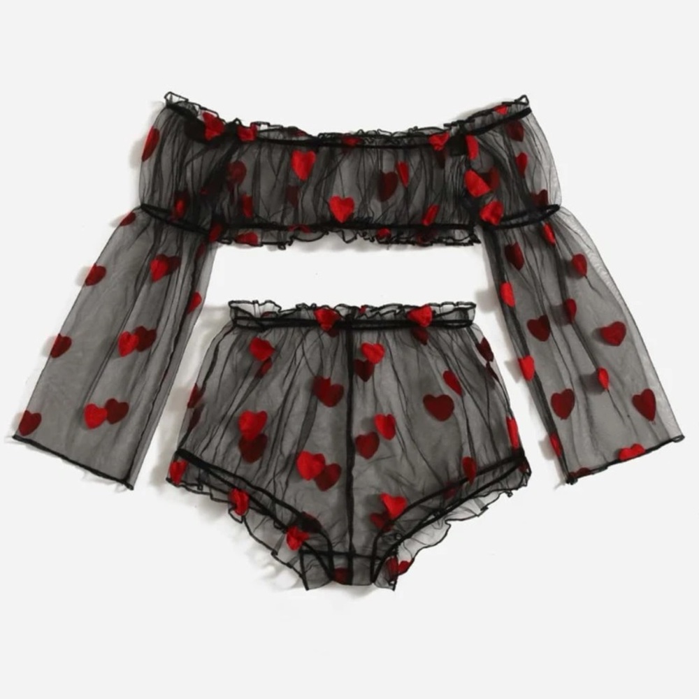 Valentine lingerie set